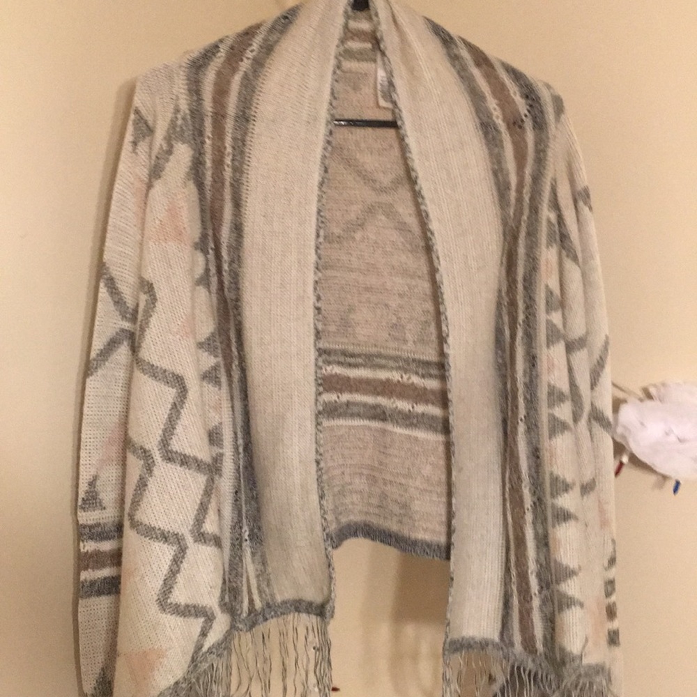 Charlotte Russe Waterfall cardigan sweater